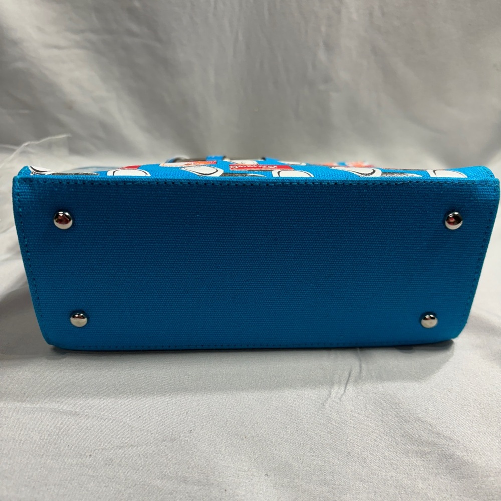 Blue and Red Soup Can Print Women's Bag - Picture 5 of 13